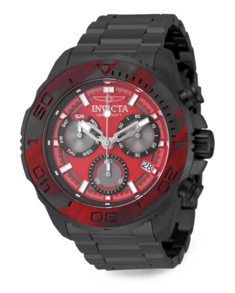 Invicta 48mm Carbon Hawk Armbanduhr - Rot Rot