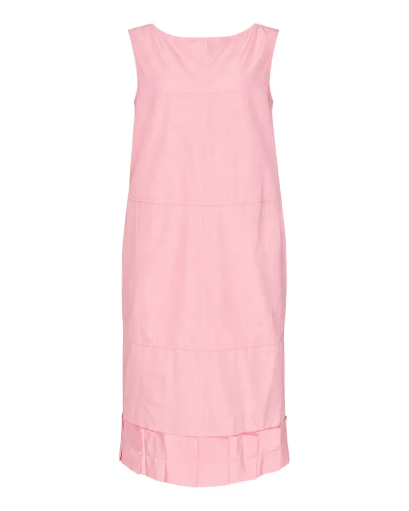 Lee Mathews Nina Midikleid mit Rüschen - Rosa Rosa