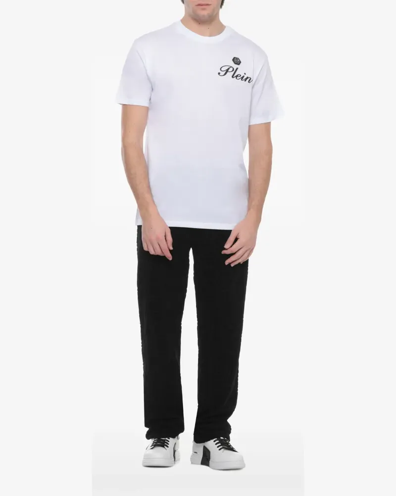 Philipp Plein T-Shirt mit Logo-Detail - Weiß Weiß