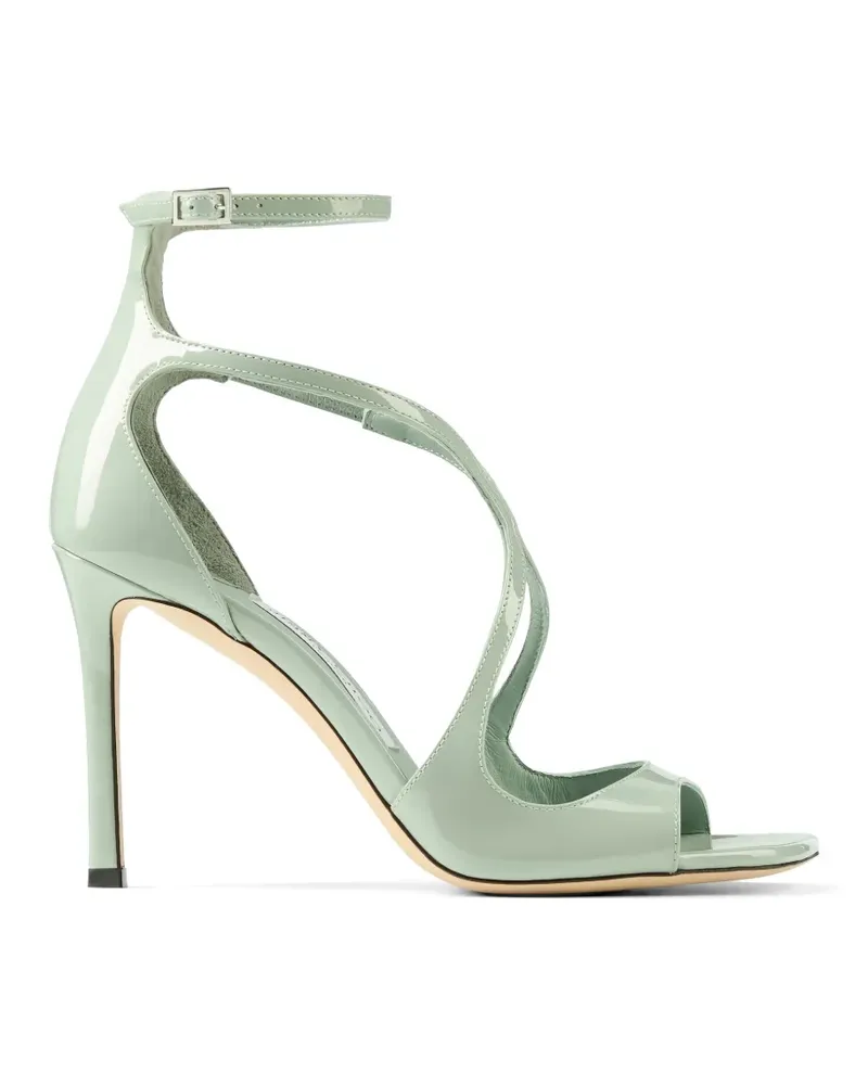 Jimmy Choo Azia Sandalen mit überkreuzten Riemen - Grün Grün