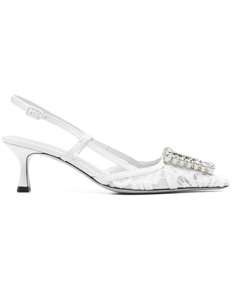 FESTA Milano Vittoria Pumps 50mm - Weiß Weiß