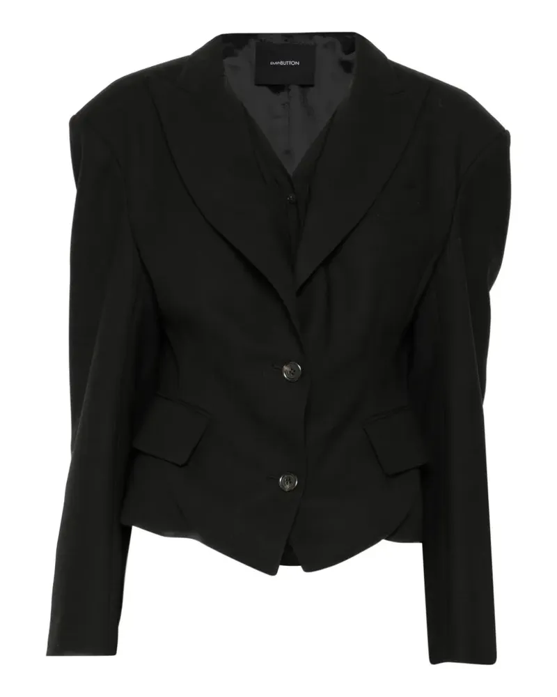 pushBUTTON Wendbarer Blazer - Schwarz Schwarz