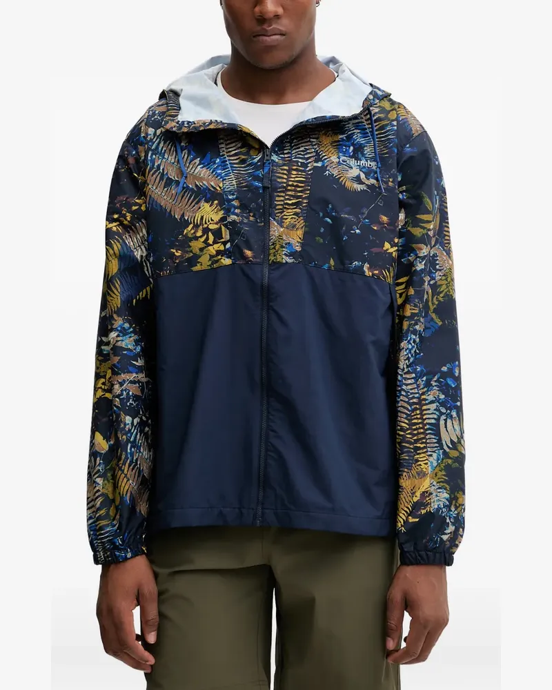 Columbia Sportswear Company Spire Valley Sportjacke in Panel-Optik mit Blumenprint - Blau Blau