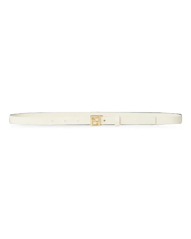 Fendi O'Lock leather belt - Nude Nude