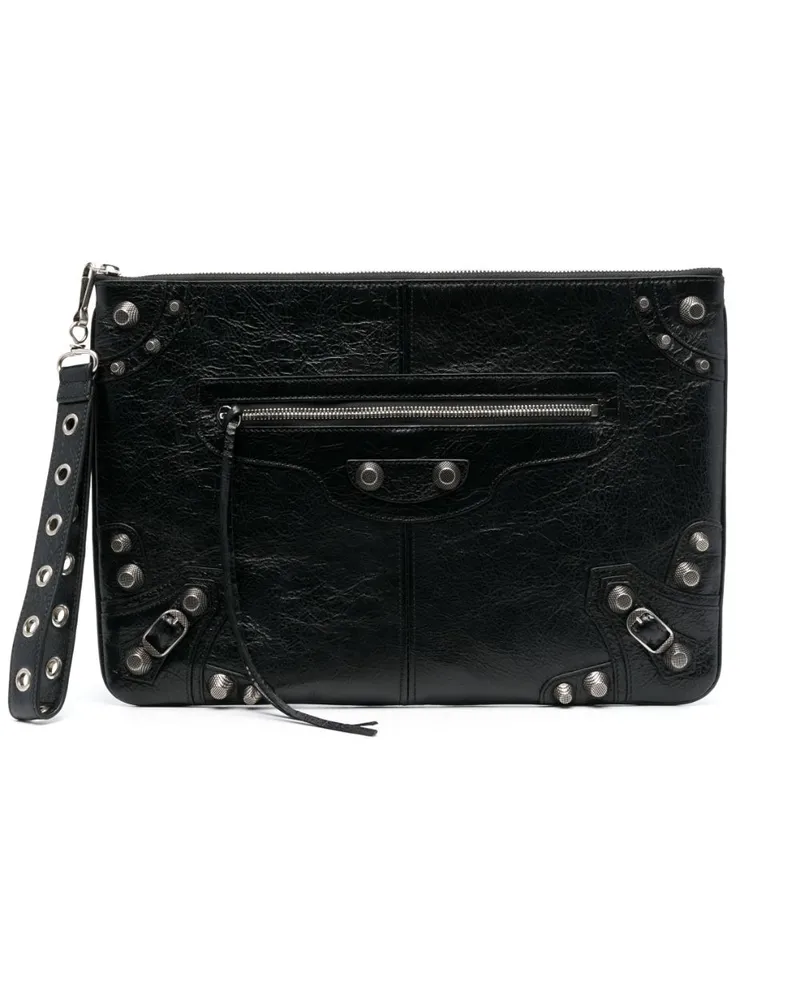 Balenciaga Le Cagole Clutch - Schwarz Schwarz