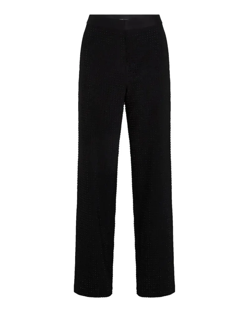 Karl Lagerfeld Hose mit Strass - Schwarz Schwarz