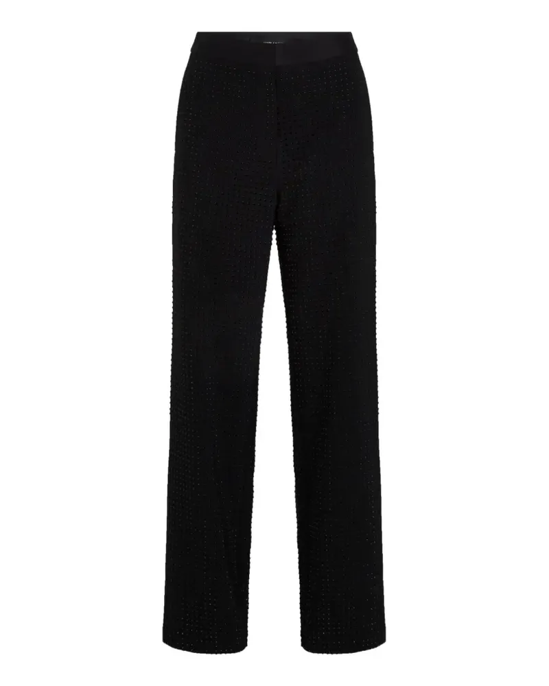 Karl Lagerfeld Hose mit Strass - Schwarz Schwarz