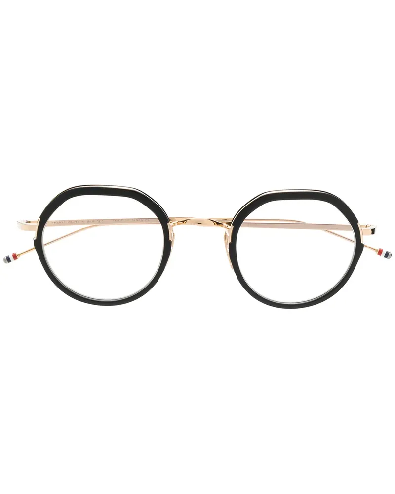 Thom Browne Brille mit ovalem Gestell - Gold Gold