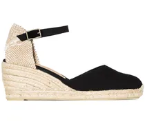 Carol Wedge-Espadrilles 60mm - Schwarz
