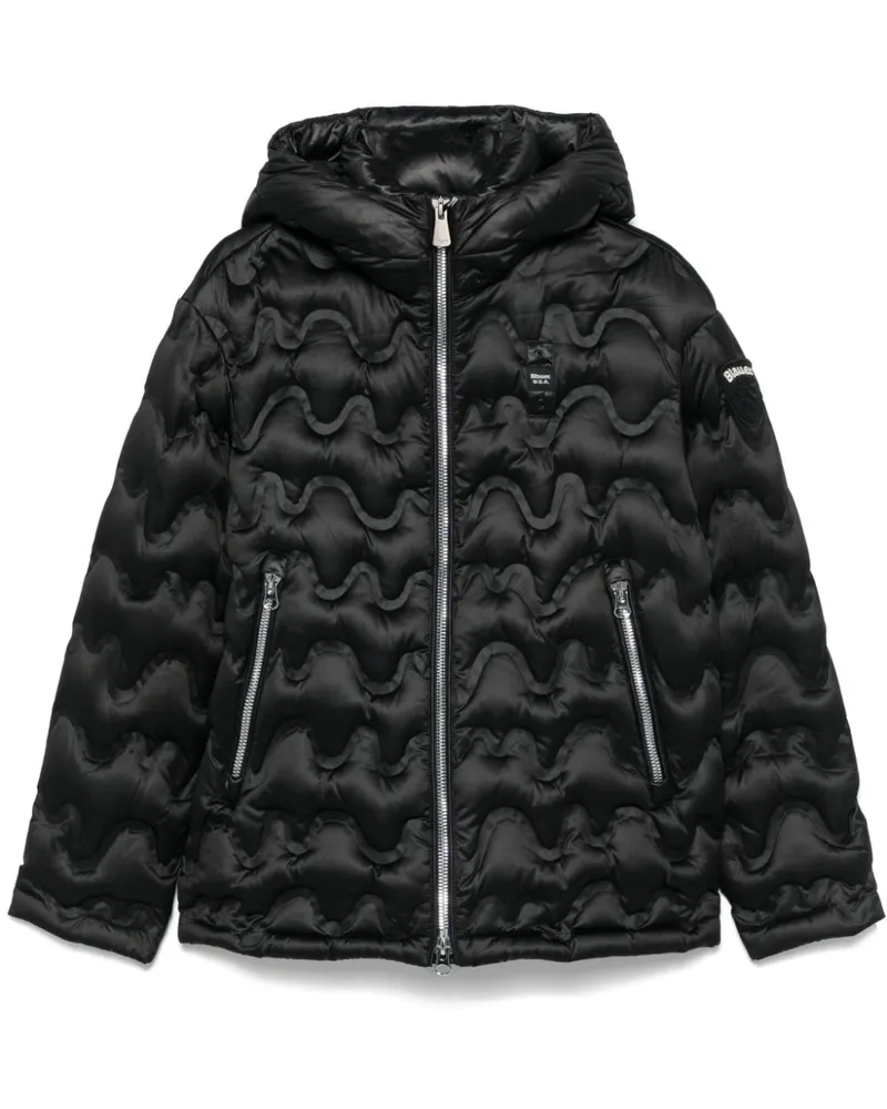 Blauer Keith Jacke - Schwarz Schwarz