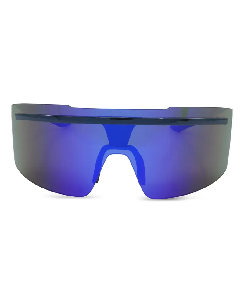 Nike Sonnenbrille mit geometrischem Gestell - Blau Blau