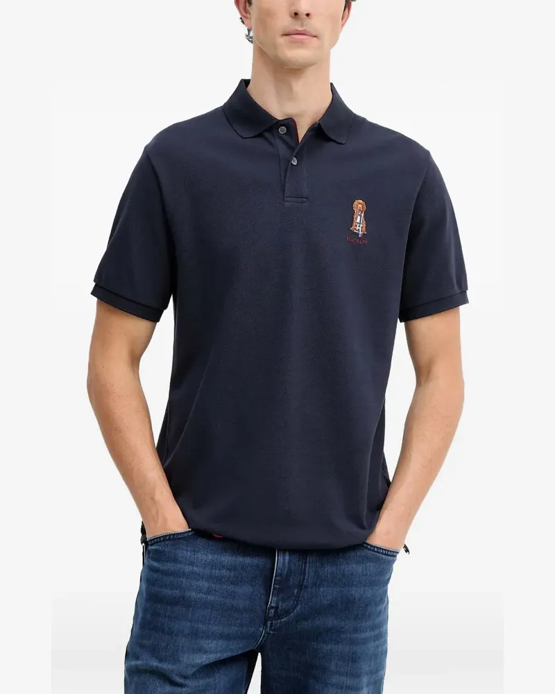 Hackett cotton polo shirt - Blau Blau