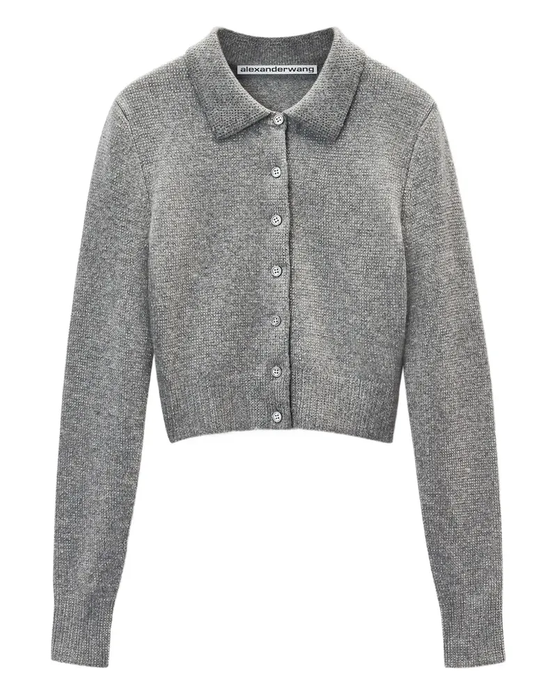 Alexander Wang Verzierter Cardigan - Grau Grau