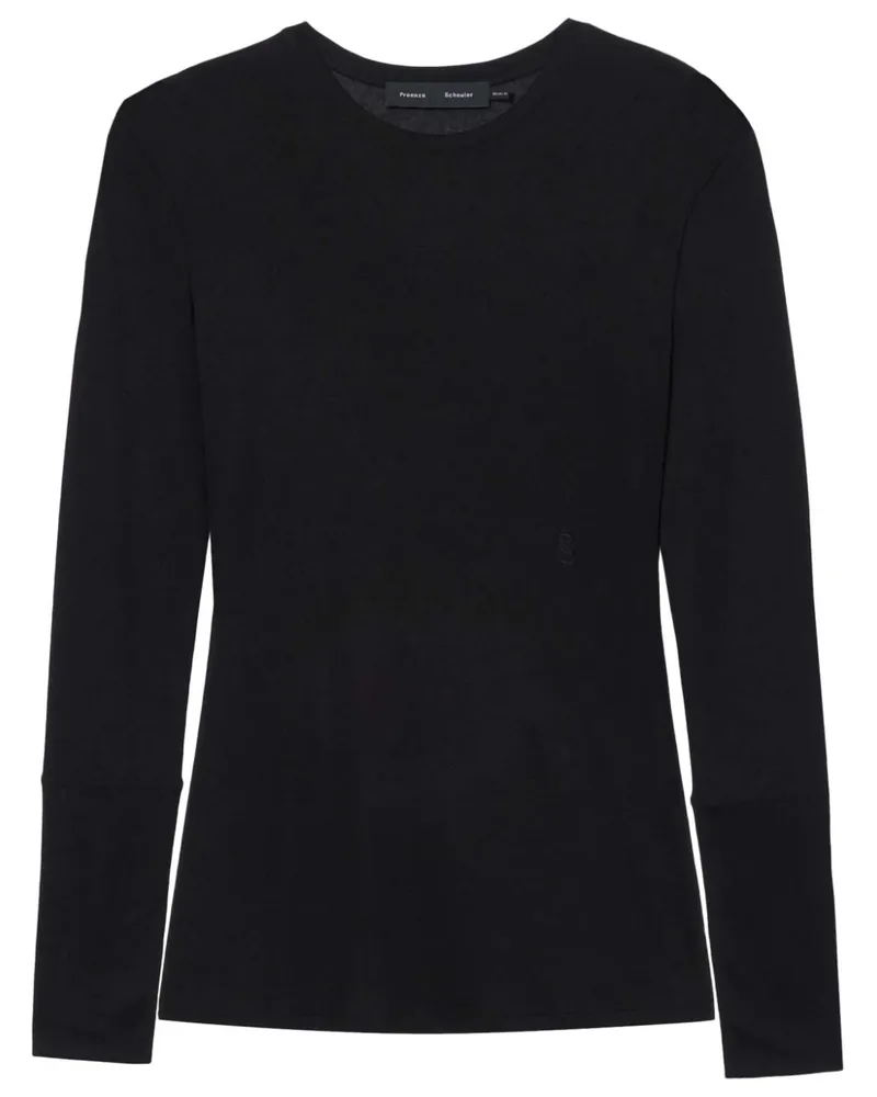 Proenza Schouler Kaiya Oberteil - Schwarz Schwarz
