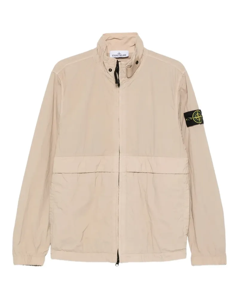 Stone Island Jacke mit Stehkragen - Nude Nude