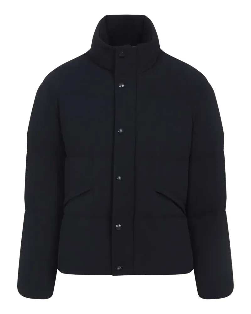 Giorgio Armani Gesteppte Jacke mit Stehkragen - Blau Blau