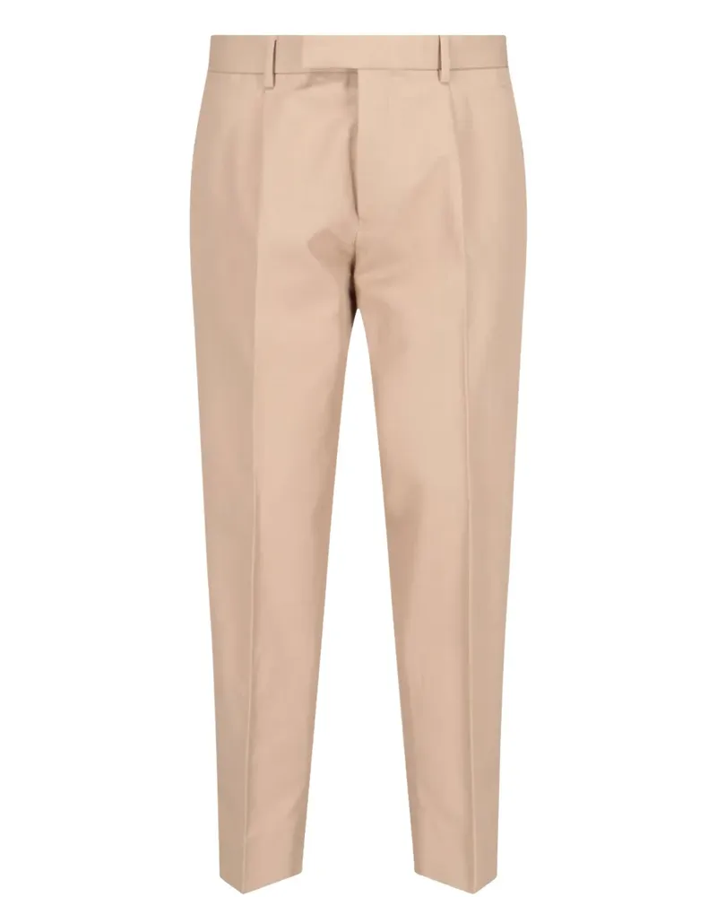 Ermenegildo Zegna Klassische Hose mit Bügelfalten - Nude Nude