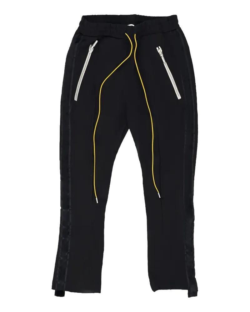 RHUDE Traxedo side-stripe track pants - Schwarz Schwarz