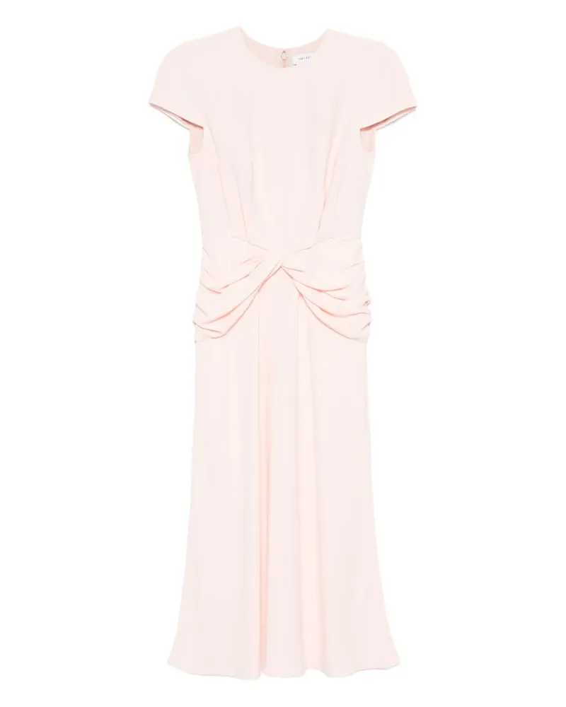 Alexander McQueen Drapiertes Midikleid - Rosa Rosa