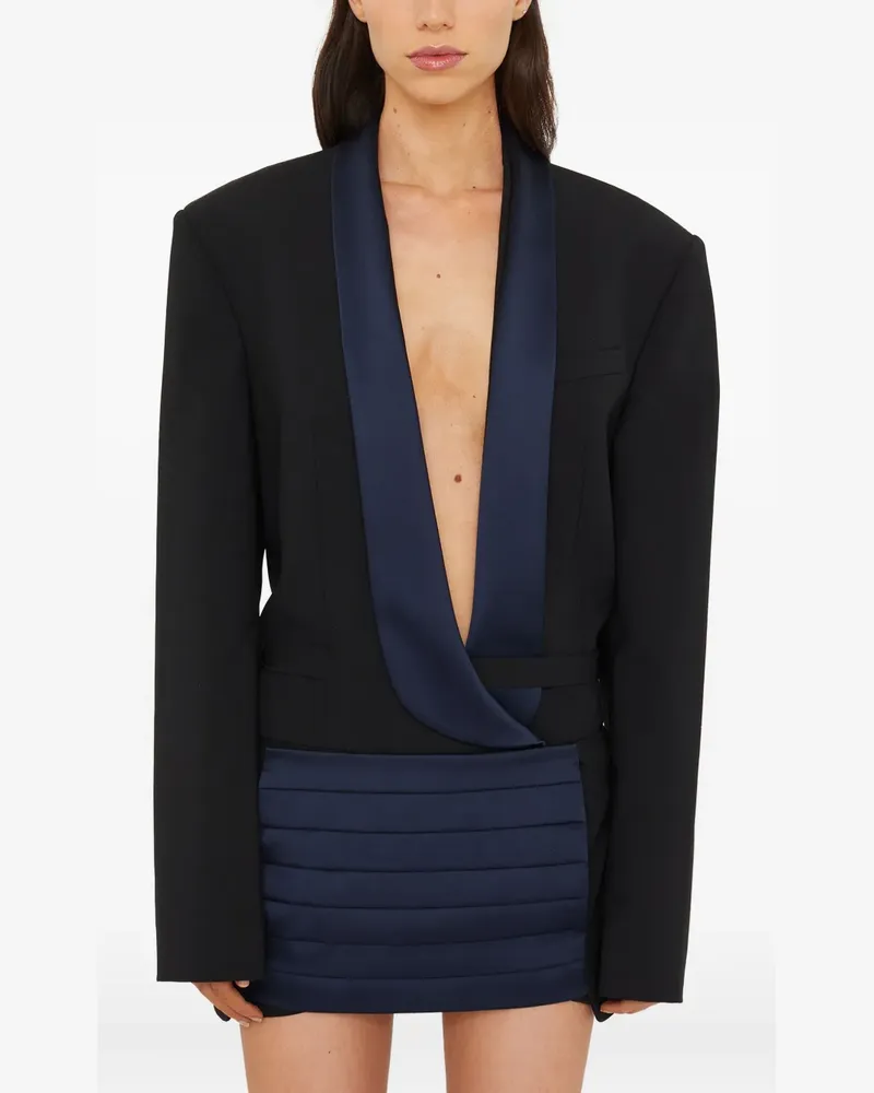 Christopher Esber Smoking-Blazer mit Kontrasteinsatz - Schwarz Schwarz