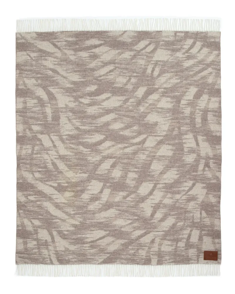 Roberto Cavalli Home Savana Überwurf mit Animal-Print - Nude Nude