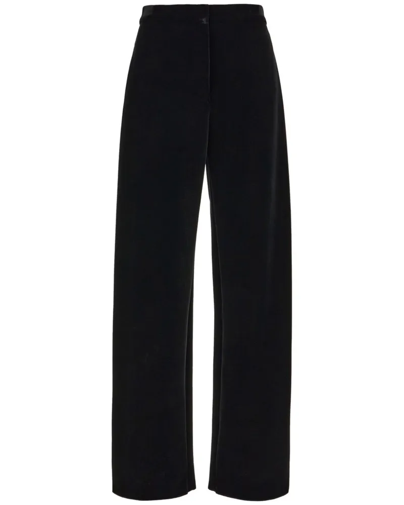 SPORTMAX Hose aus Samt - Schwarz Schwarz