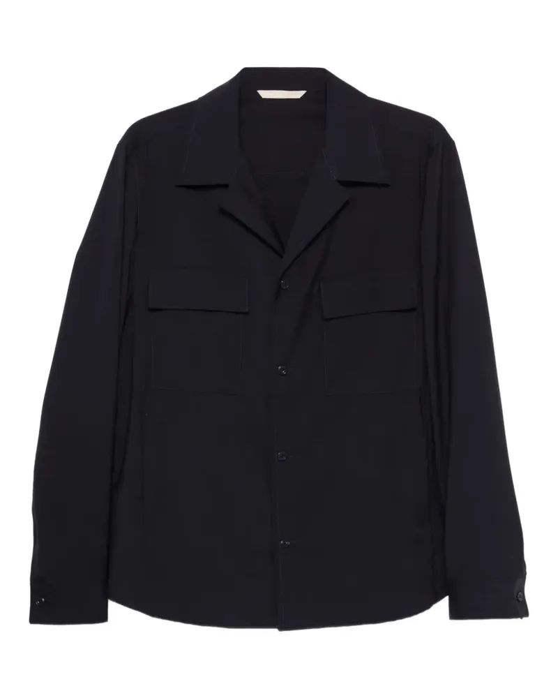 Briglia 1949 John Hemdjacke mit Brusttasche - Blau Blau