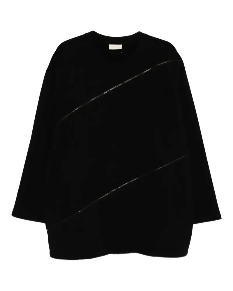 QASIMI Spiral Sweatshirt - Schwarz Schwarz
