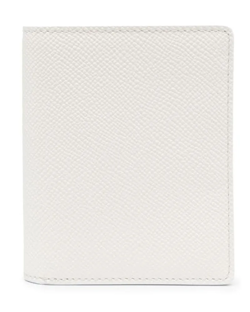 Maison Margiela Kartenetui mit Ziernähten - Weiß Weiß