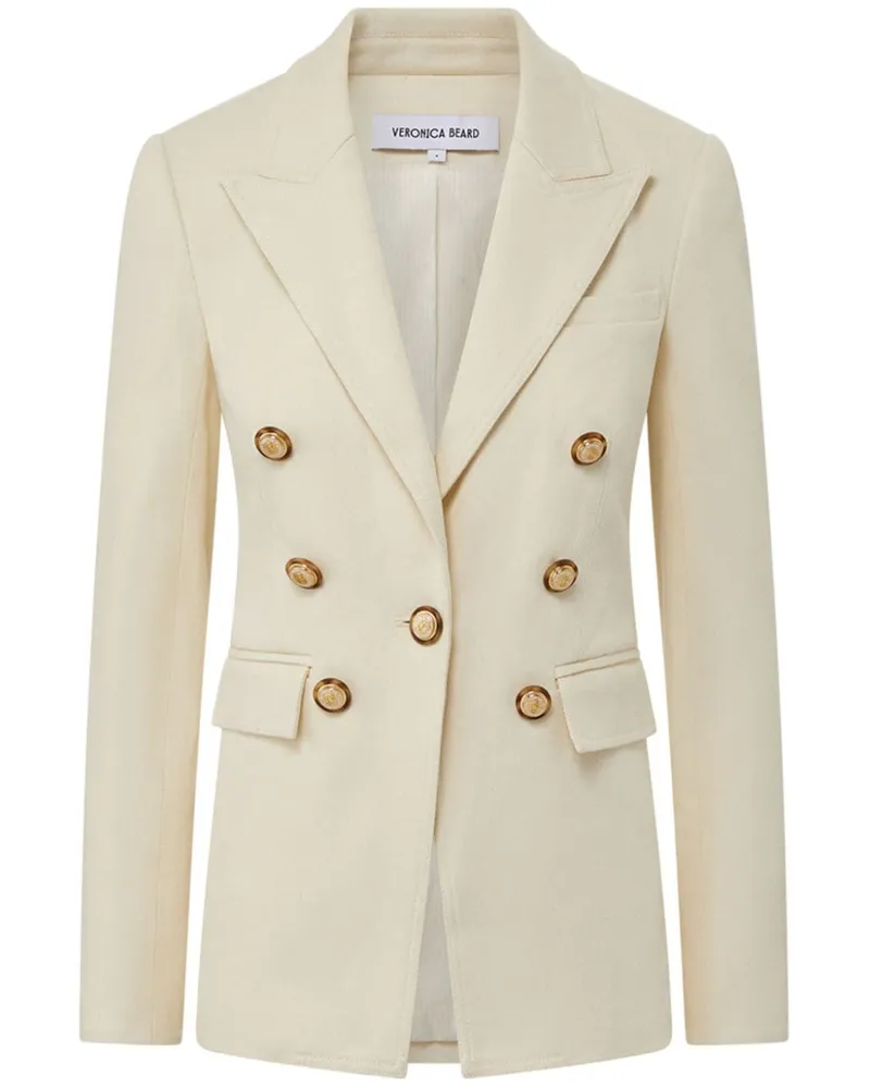 Veronica Beard Naira Dickey Blazer Nude