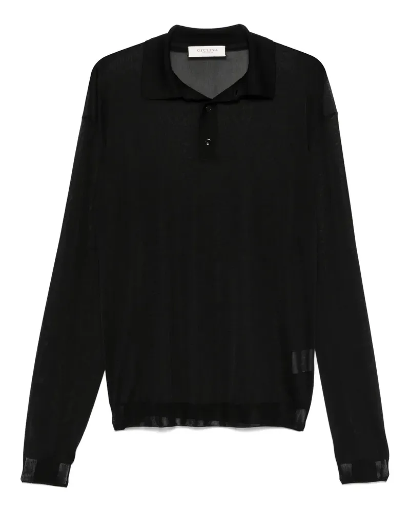 Giuliva Heritage Collection Rinaldo Poloshirt - Schwarz Schwarz