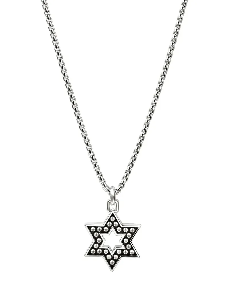 John Hardy Star of David necklace - Silber Silber