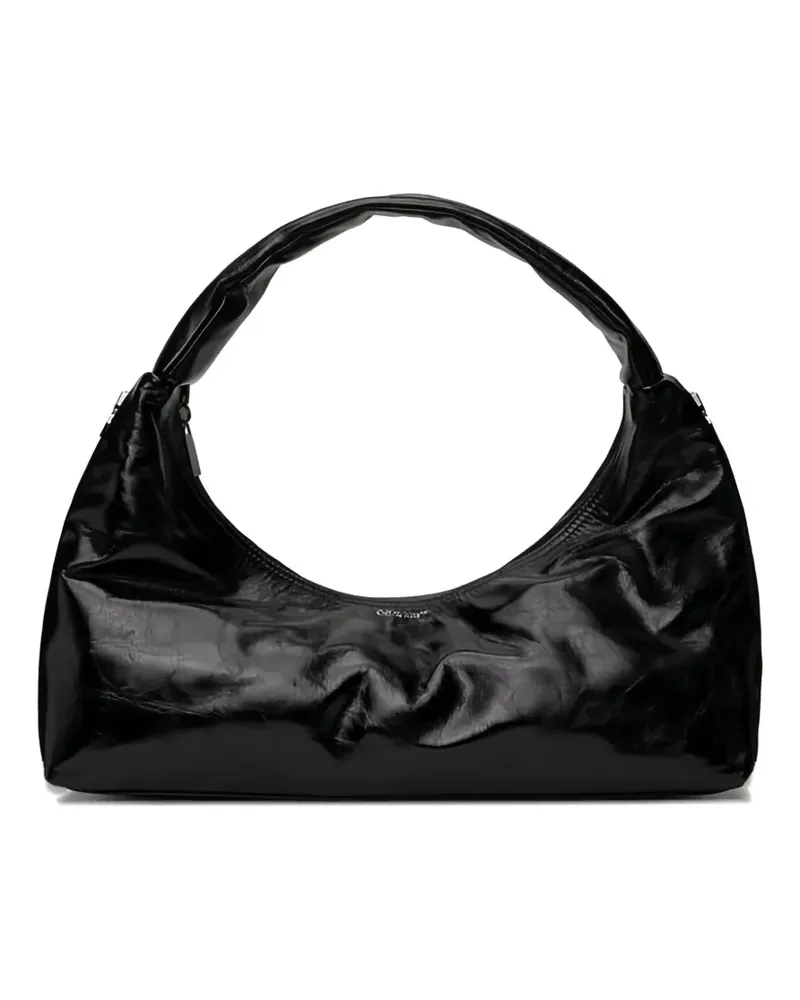 OFF-WHITE leather shoulder bag - Schwarz Schwarz
