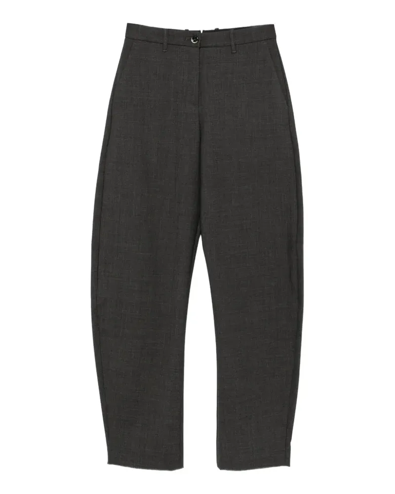 nine:inthe:morning Althea button-fastening tapered trousers - Grau Grau