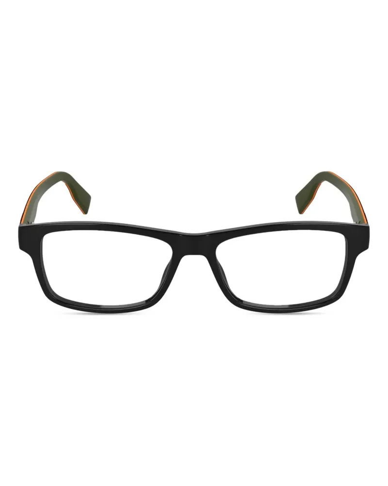 Lacoste Brille mit Logo-Print - Schwarz Schwarz