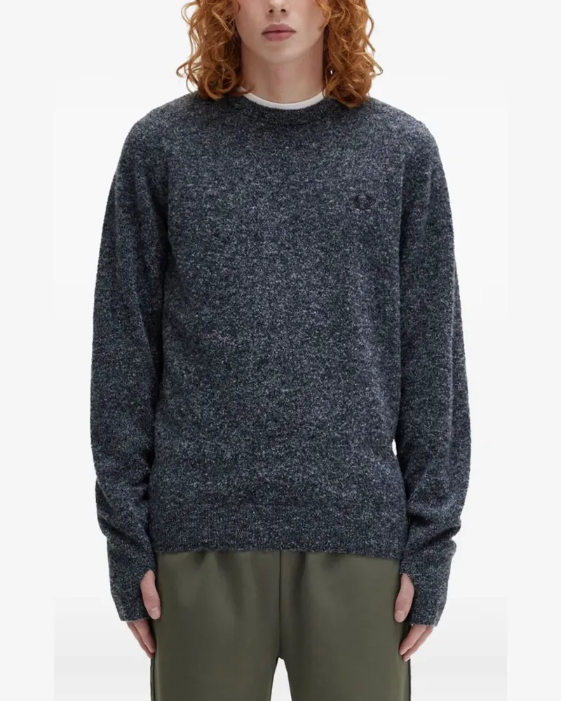 Fred Perry logo sweater - Blau Blau