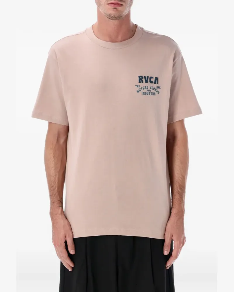 RVCA T-Shirt mit grafischem Print - Rosa Rosa