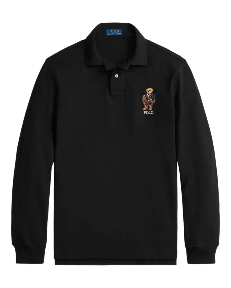 Ralph Lauren Langärmeliges Poloshirt - Schwarz Schwarz
