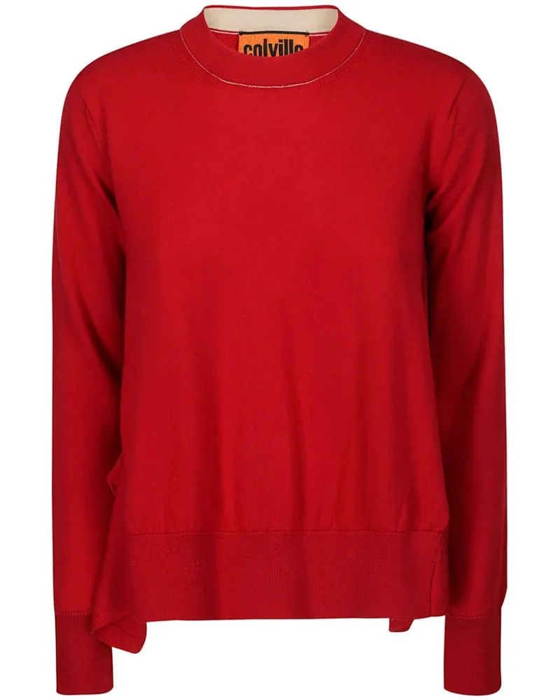 Colville Pullover mit rundem Ausschnitt - Rot Rot