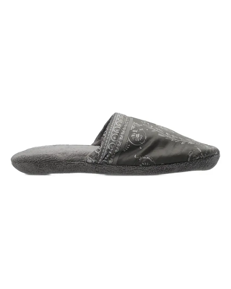Versace Medusa-print slippers - Grau Grau
