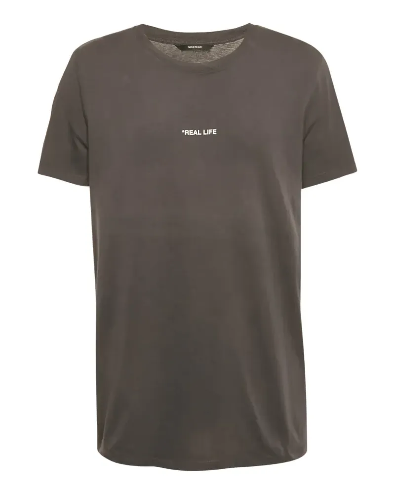 Zadig & Voltaire Ted T-Shirt mit Foto-Print - Grau Grau