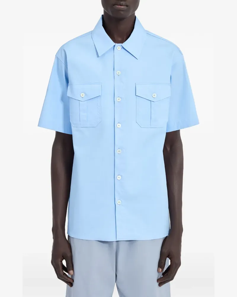 Maison Margiela Kurzärmeliges Hemd - Blau Blau