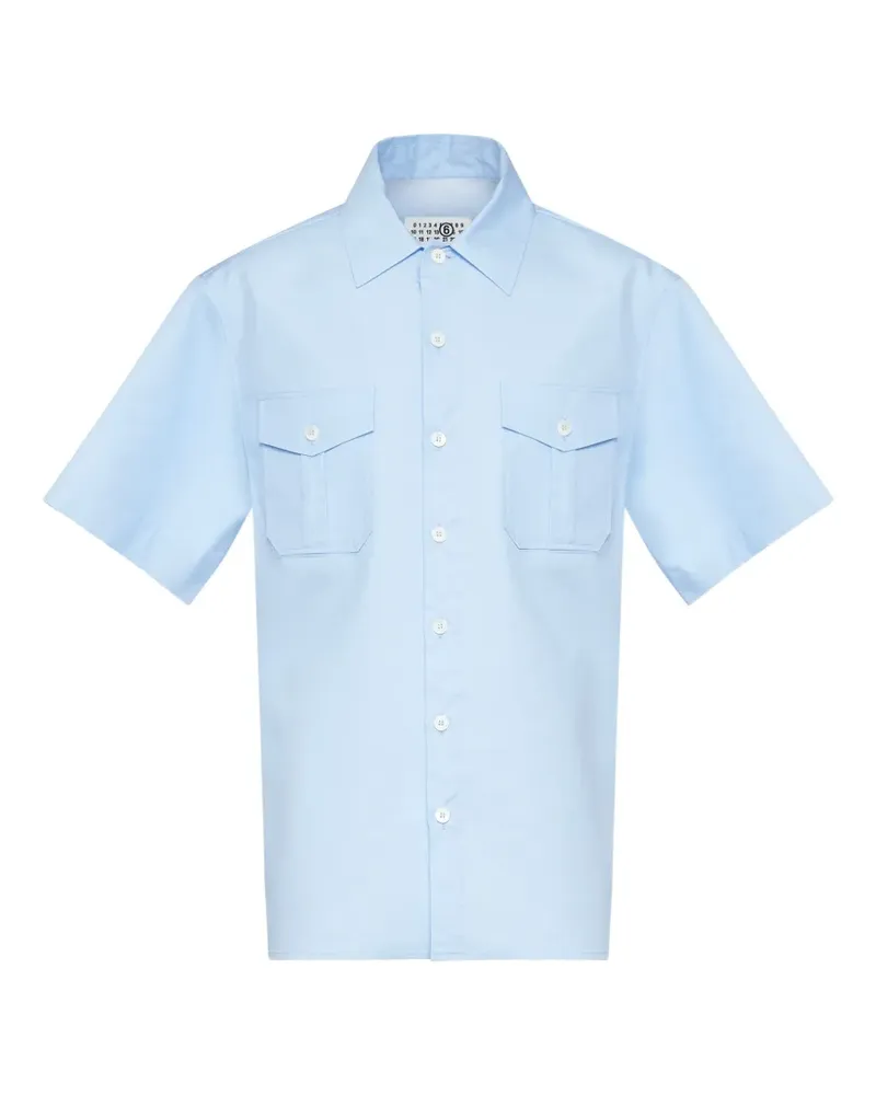 Maison Margiela Kurzärmeliges Hemd - Blau Blau