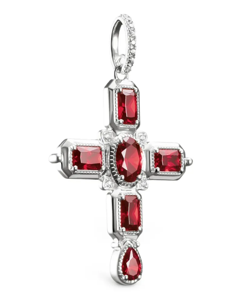 Thomas Sabo Elyndra Kreuzanhänger aus Zirkonia - Silber Silber