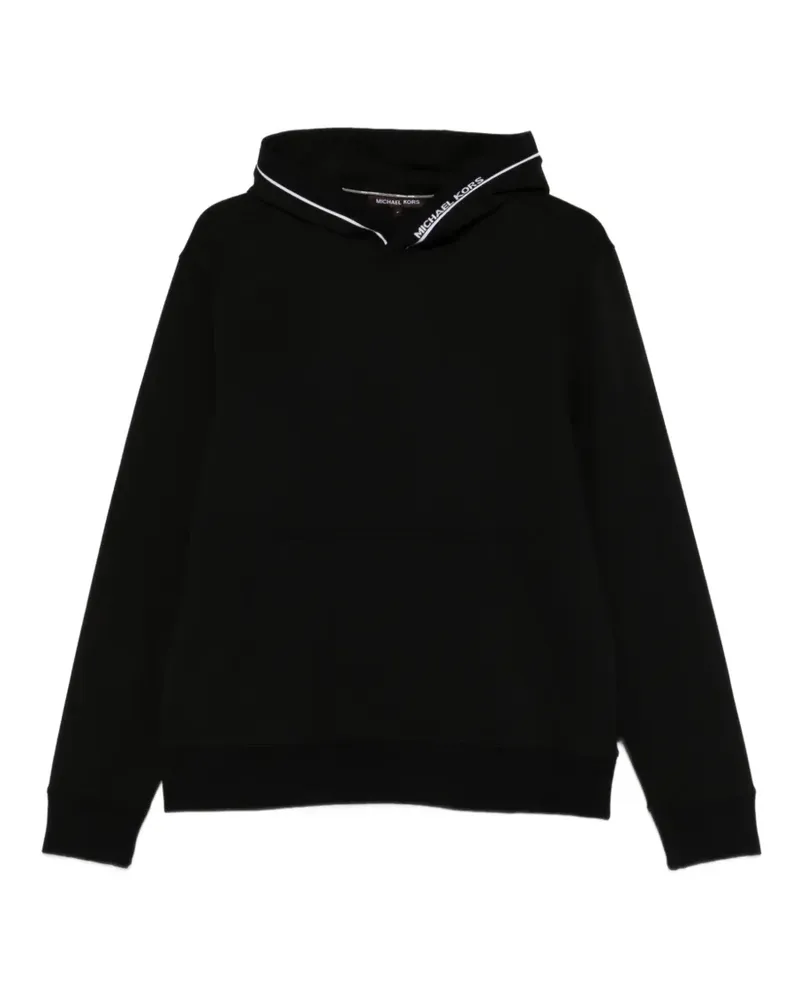 Michael Kors logo-knit hoodie - Schwarz Schwarz
