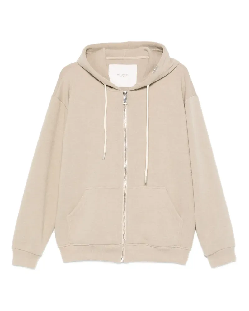 Yes London Kapuzenjacke mit Reißverschluss - Nude Nude