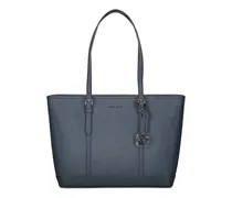 Jet Set Tote Bag mit Schnalle - Blau