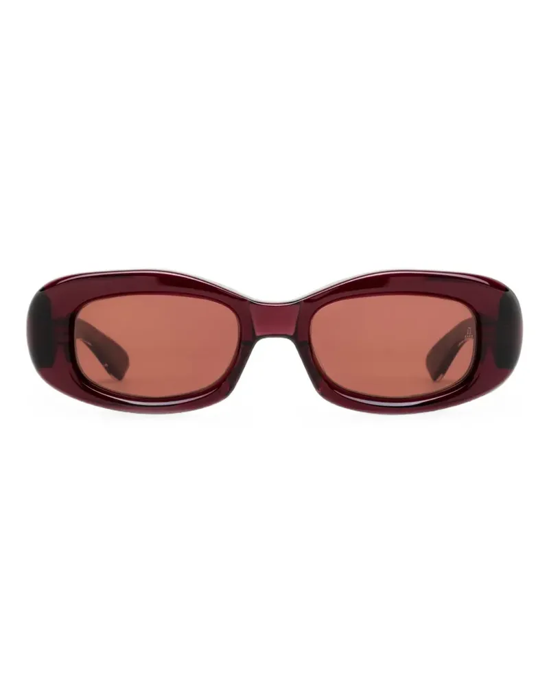 Jacques Marie Mage Sonnenbrille mit ovalem Gestell - Violett Violett
