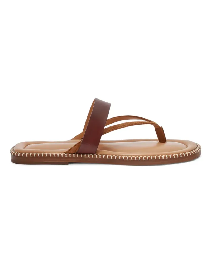 Dries van Noten Sandalen mit Ziernähten - Nude Nude