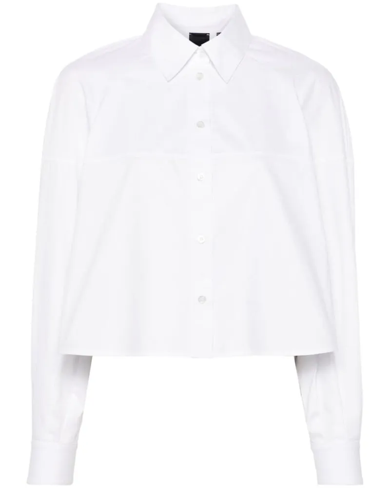 Pinko Cropped-Hemd Weiß